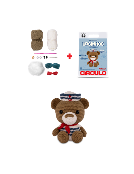 Kit amigurumi teddy captain