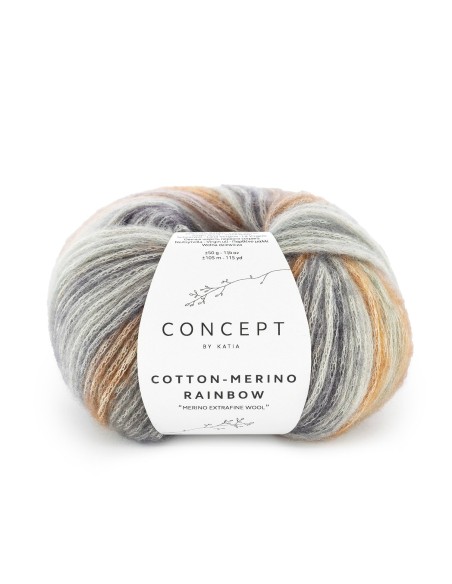 Katia Cotton merino rainbow