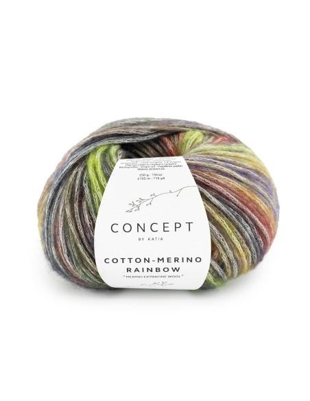Katia Cotton merino rainbow