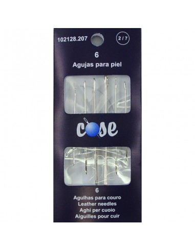 Agujas para cuero