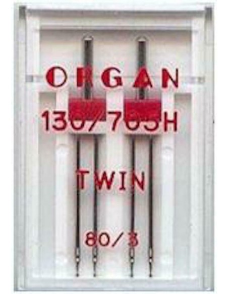 Aguja máquina doble