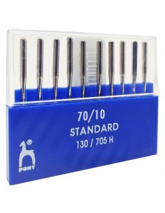 Aguja máquina plana