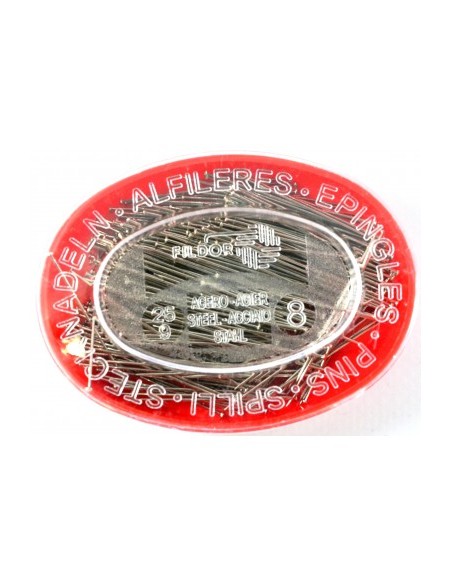Alfileres acero 34mm 25 gr