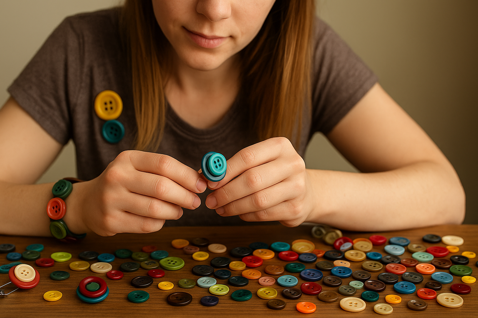 Pulseras con botones
