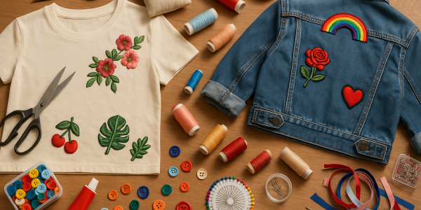 Manualidades con apliques: 5 ideas para personalizar tu ropa