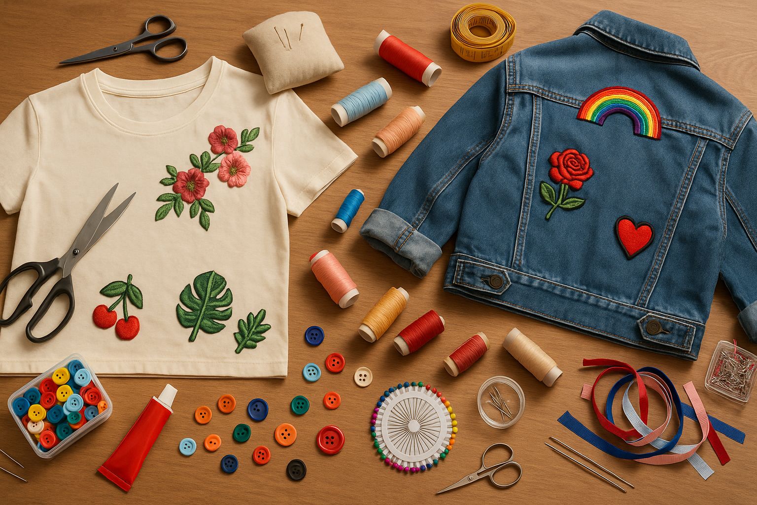 Manualidades con apliques: 5 ideas para personalizar tu ropa