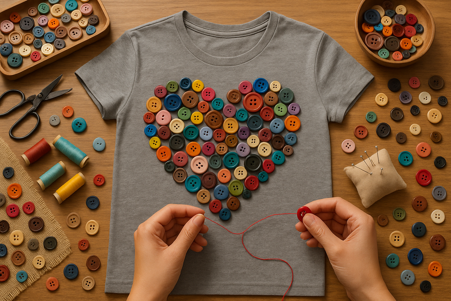 Manualidades con botones: 5 ideas para transformar tu ropa